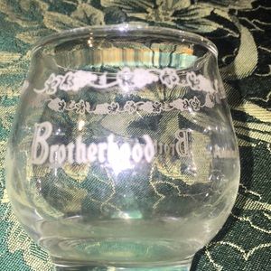 Brotherhood stemless wine glass